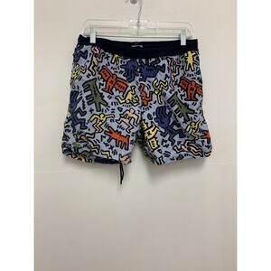 Lacoste Keith Haring Men's All Over Print 5.5" Swim Shorts Medium